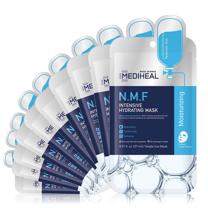 MEDIHEAL Official [Korea's No 1 Sheet Mask] N.M.F Intensive Hydrating