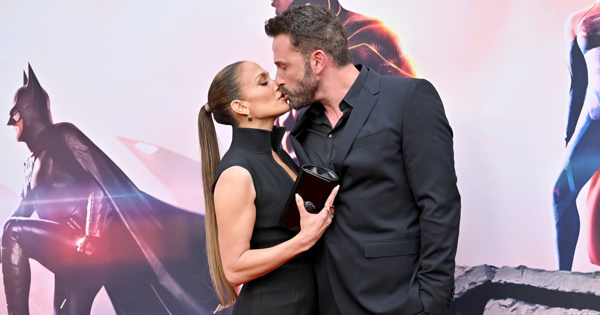 J Lo and Ben Affleck Bring Their Signature PDA to “The Flash” Premiere