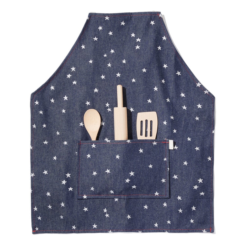 Kids love getting involved in the cooking, but they can cause quite a mess. Now they can get in on the action while looking cute and staying clean with this hand-silkscreened Kids' Apron ($60).