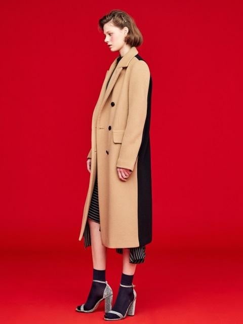 Two-Tone Tailored Coat