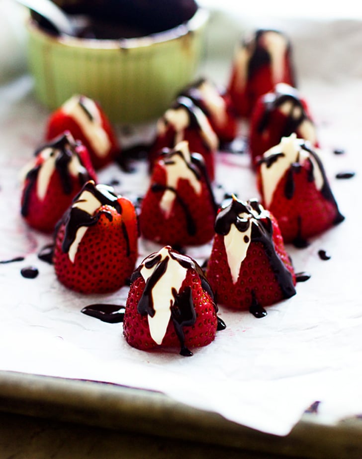 Bailey's Cheesecake Stuffed Strawberries