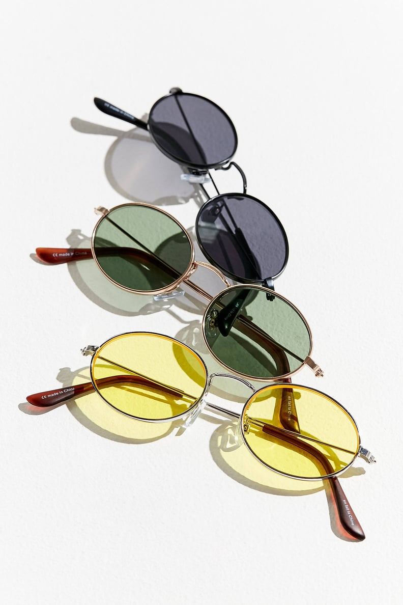 Oval Metal Sunglasses