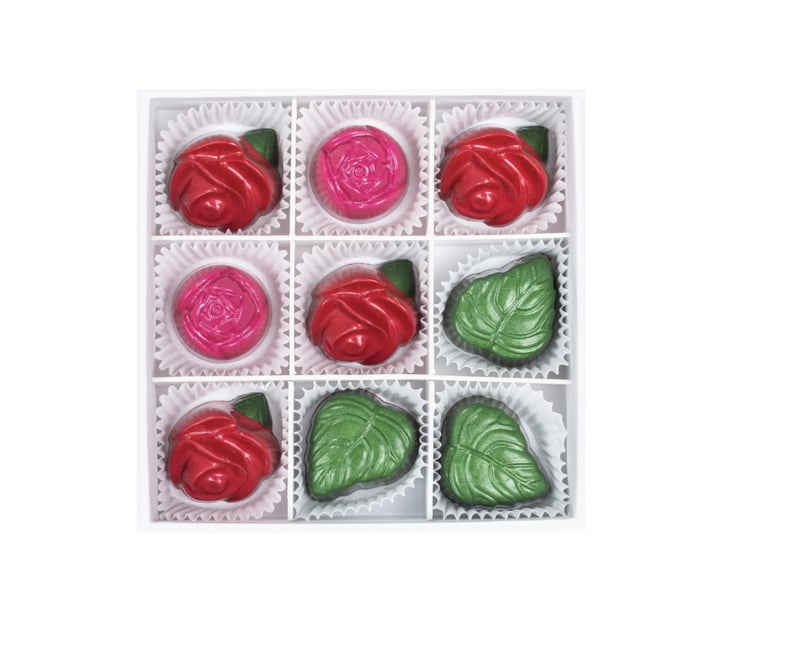 Maggie Louise Confections Rose Garden 9-Piece Chocolates