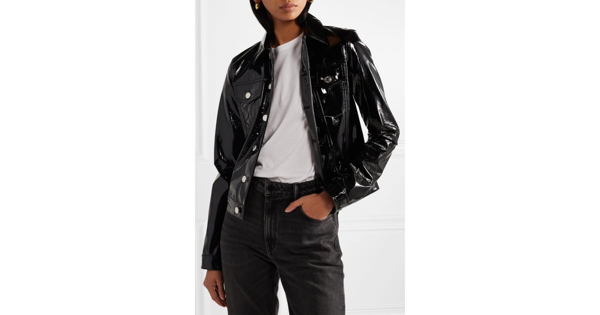 helmut lang vinyl jacket