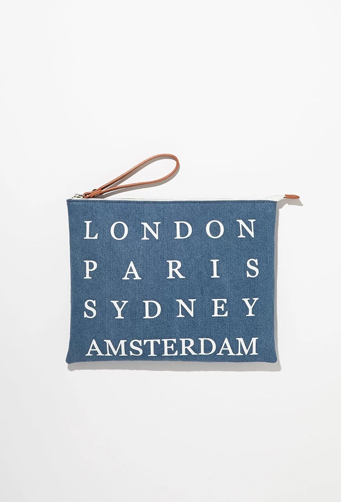 Cities Denim Convertible Clutch ($15)
