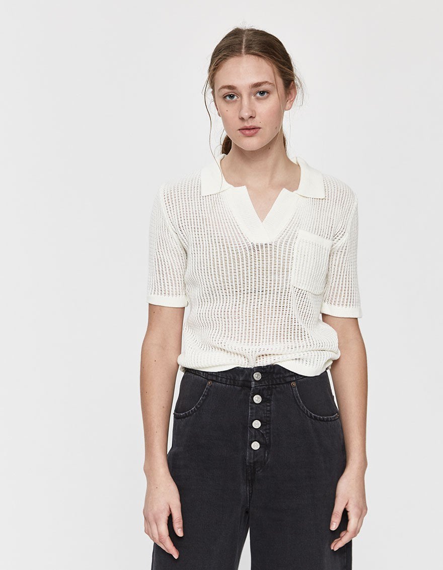 Need Jeannie Open-Knit Polo | I Was 