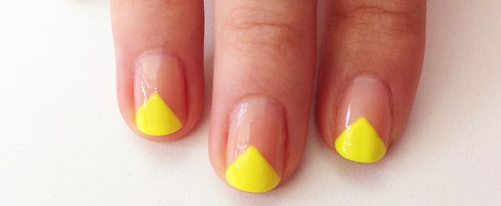 V-Shape Nail Art