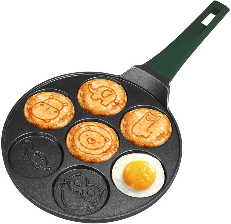 Cainfy 7-Mold Mini Pancake Pan Maker