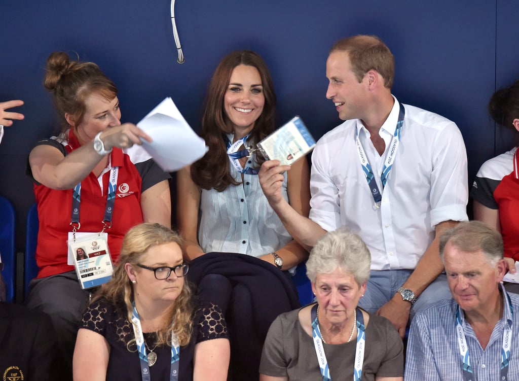 The Duke and Duchess of Cambridge at Commonwealth Games 2014