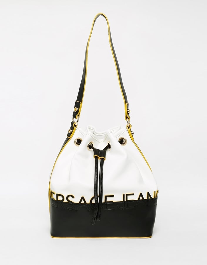 Versace Contrast Bucket Bag (219) Best Bucket Bags POPSUGAR
