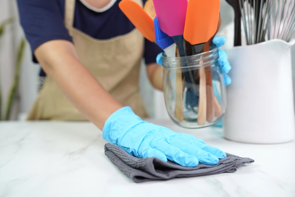 Clean Counters With Clorox Anywhere Hard Surface Daily Sanitizing Spray