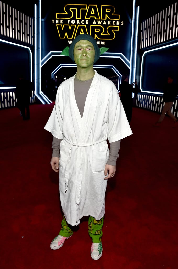 Joseph Gordon-Levitt Yoda Costume at Star Wars Premiere 2015