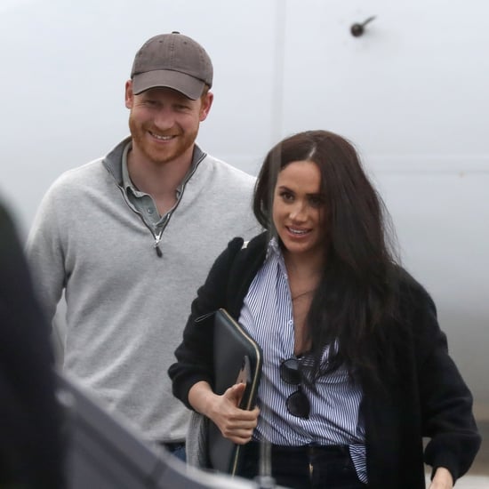 Prince Harry and Meghan Markle at Airport in Canada Pictures