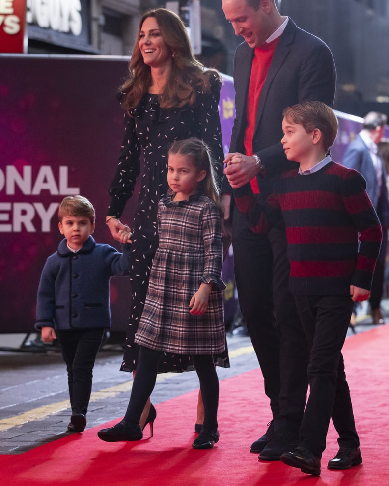 Pictures of the Cambridge Family Attending a Pantomime Performance at the London Palladium