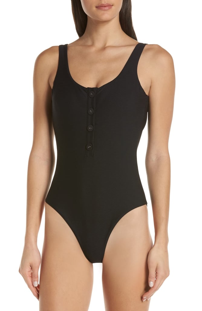 Onia Sandra Ribbed One-Piece Swimsuit