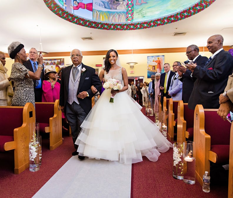 Her Father Walked Her Down the Aisle