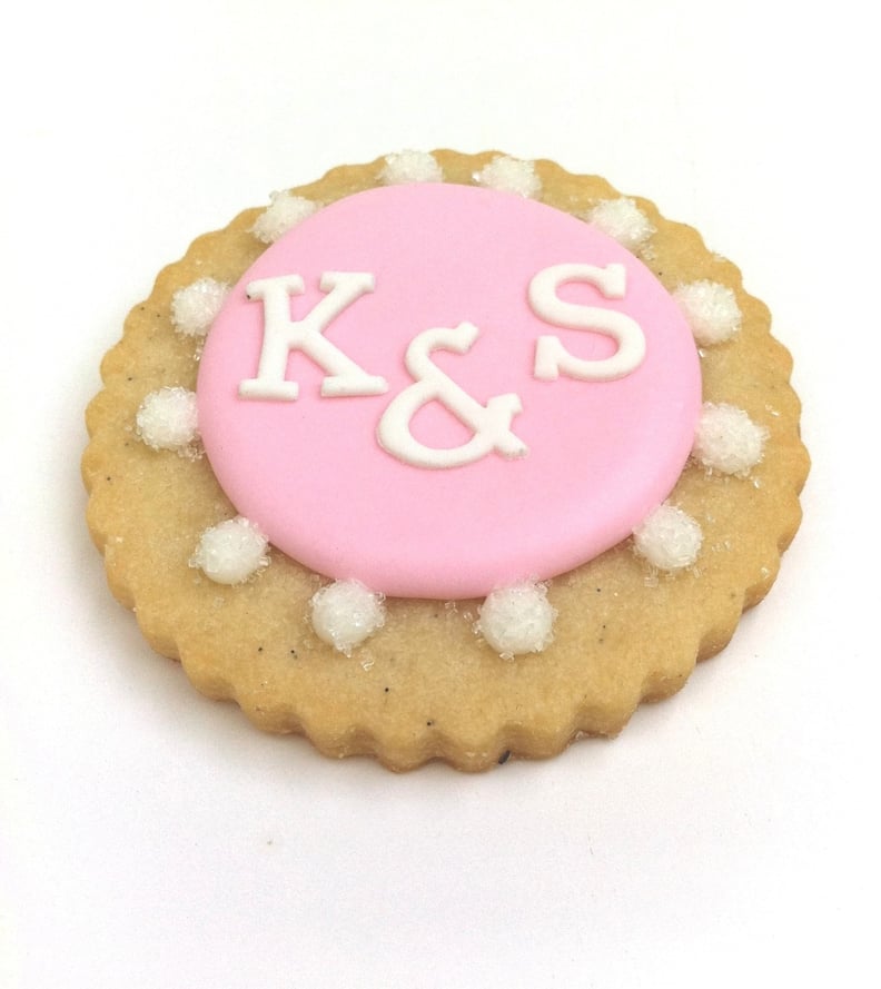 Monogrammed Sugar Cookies