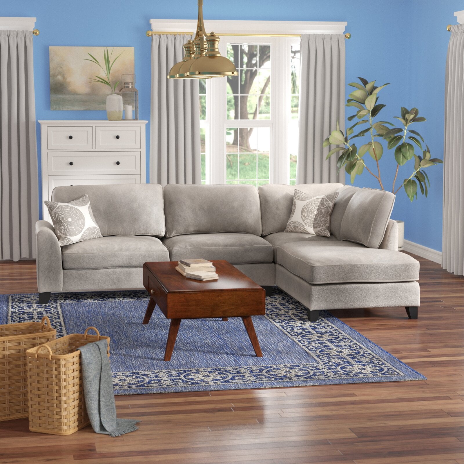 Charlton Home Serra Right Hand Facing Sectional Wayfair Has So