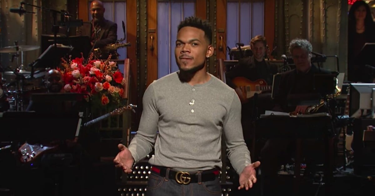 Chance the Rapper Opening Monologue on SNL 2017 | PS Celebrity