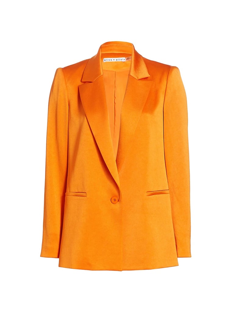 Alice + Olivia Denny Single-Breasted Blazer