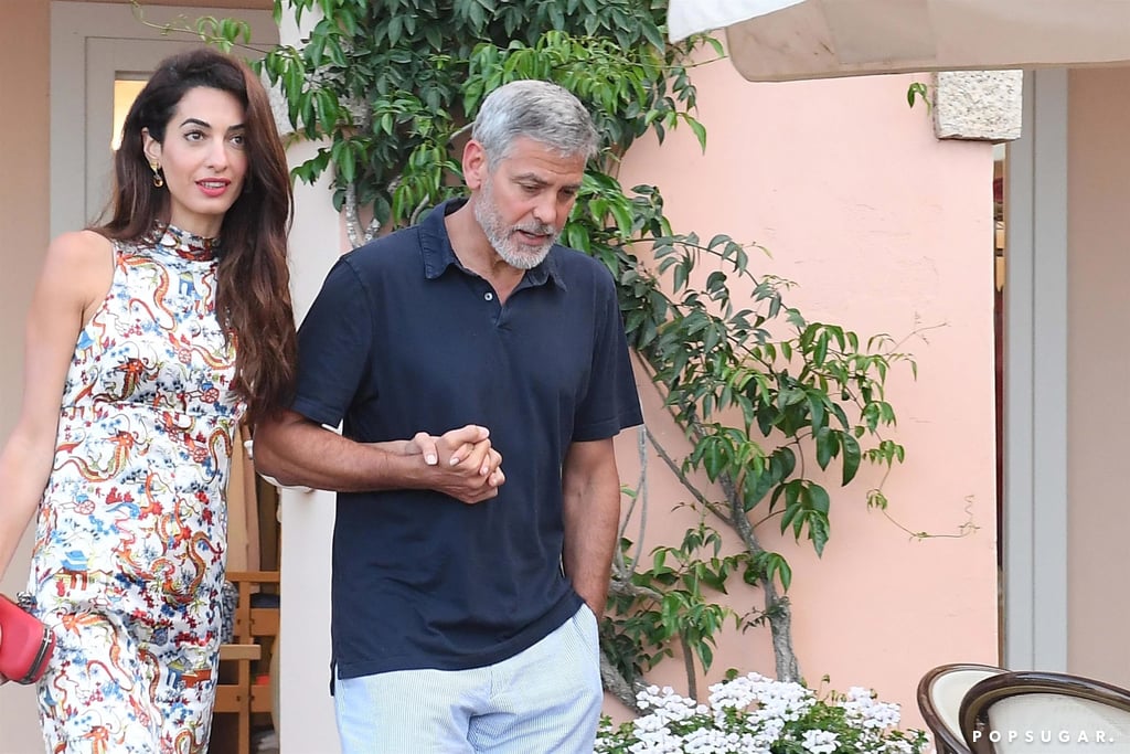 George and Amal Clooney Holding Hands in Italy June 2018