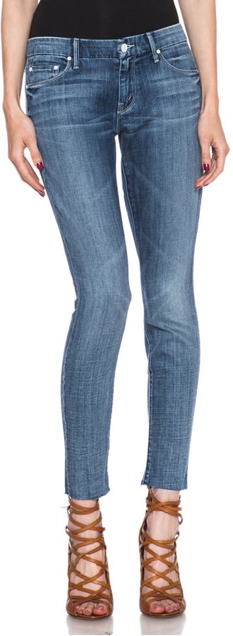 Mother The Looker Ankle Fray Jean ($220)