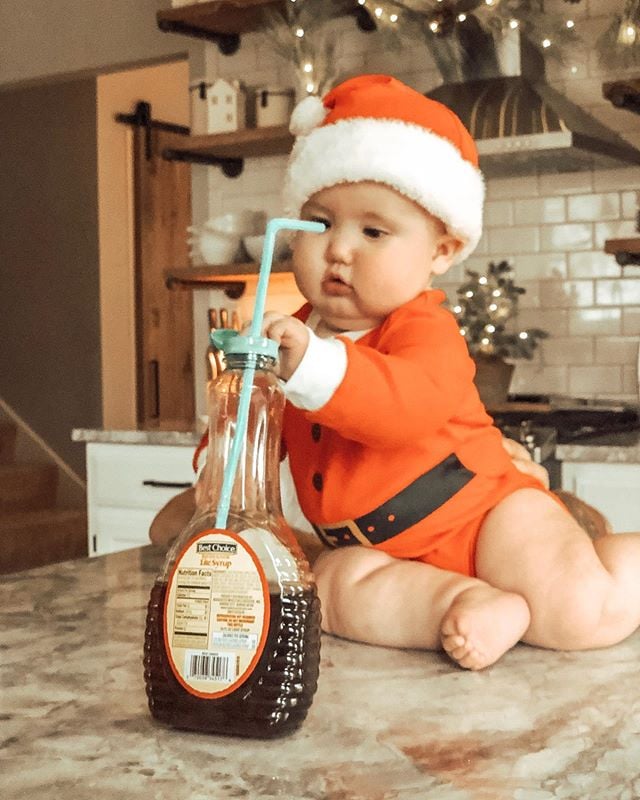 Baby Dressed as Elf on the Shelf 2018