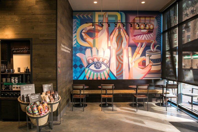 Customers Are Greeted by a Custom Mural That Celebrates Deaf Culture