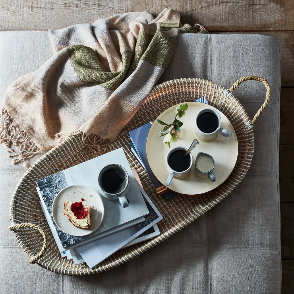 A Chic Storage Solution: Olli Ella Handwoven Natural Seagrass Basket Tray