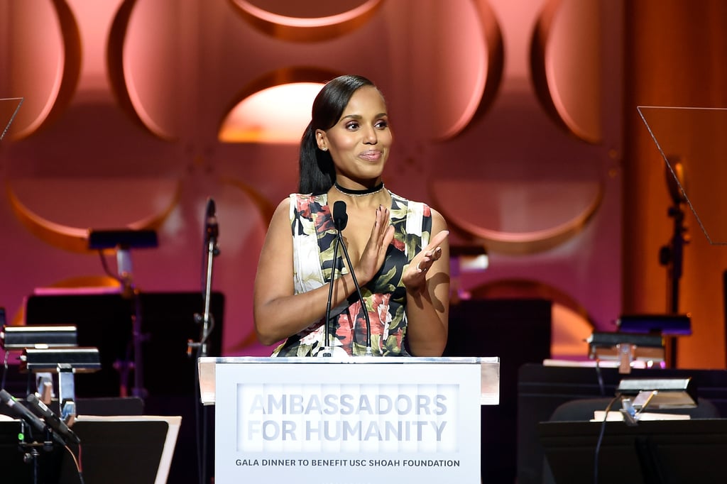 Kerry Washington and Husband at Charity Gala December 2016