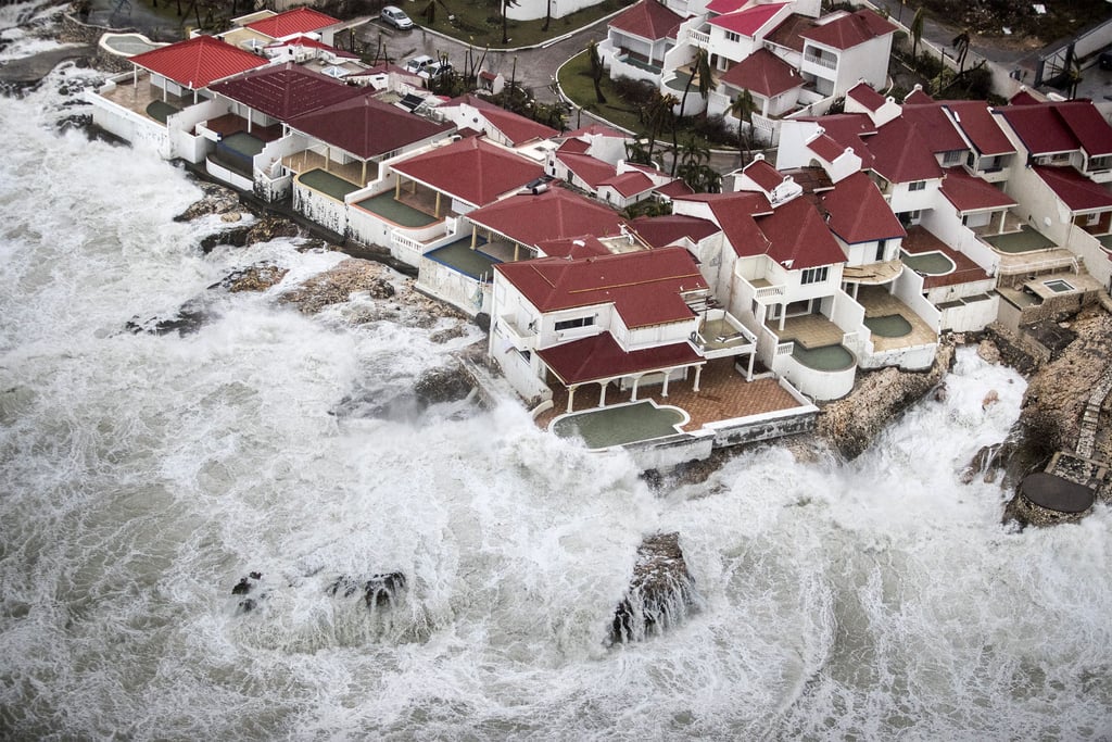 Another aerial view of Sint Maarten on Sept. 6.