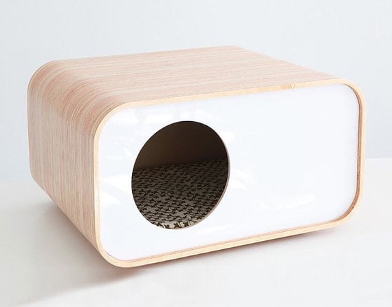 Is It A Speaker Or An Ottoman 16 Stylish Handmade Beds For Your Favorite Feline Popsugar Pets Photo 4