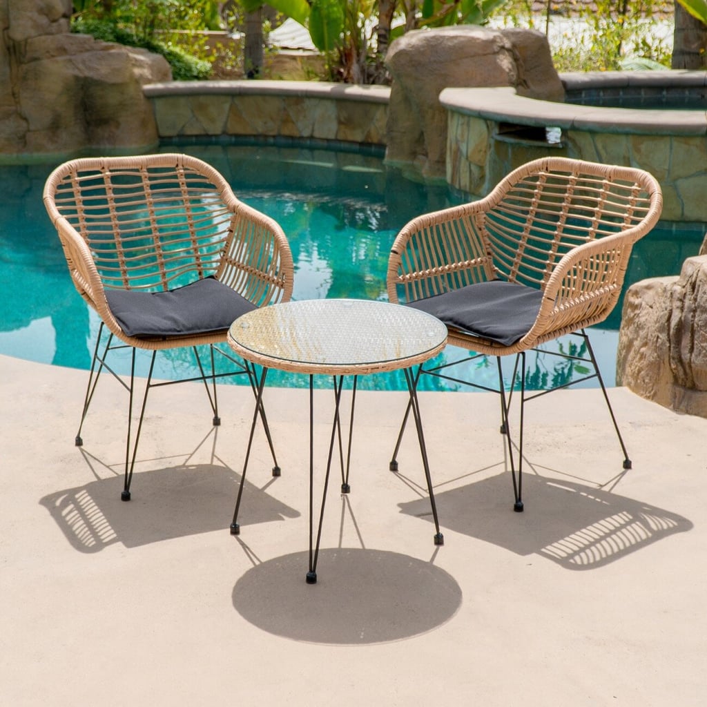 Salsbury 3 Piece Bistro Set With Cushions