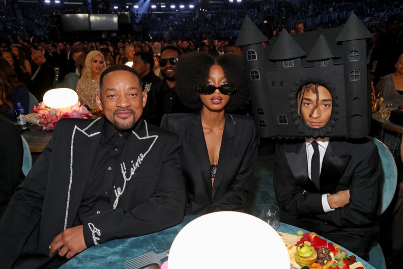 LOS ANGELES, CALIFORNIA - FEBRUARY 02: (L-R) Will Smith, Willow Smith, and Jaden Smith attend the 67th Annual GRAMMY Awards at Crypto.com Arena on February 02, 2025 in Los Angeles, California.  (Photo by Kevin Mazur/Getty Images for The Recording Academy)