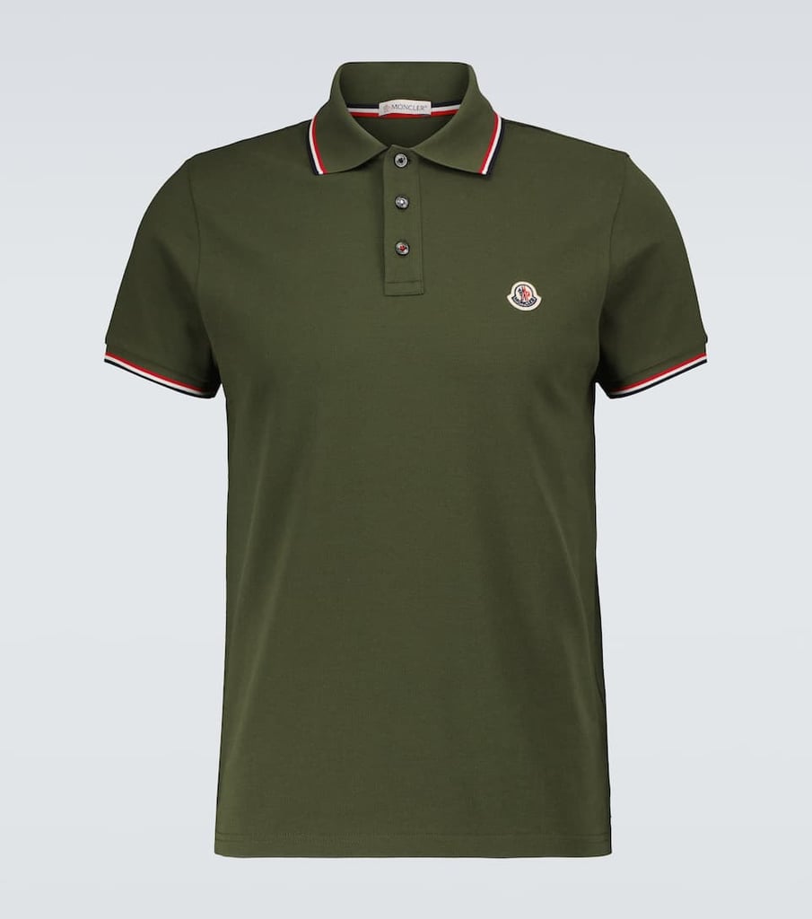 A Casual Look: Moncler Short-Sleeved Polo Shirt