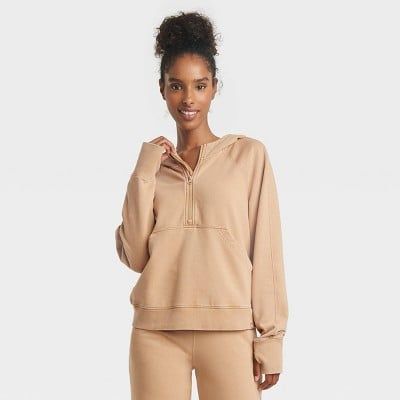 JoyLab Women's 1/2 Zip Fleece Pullover