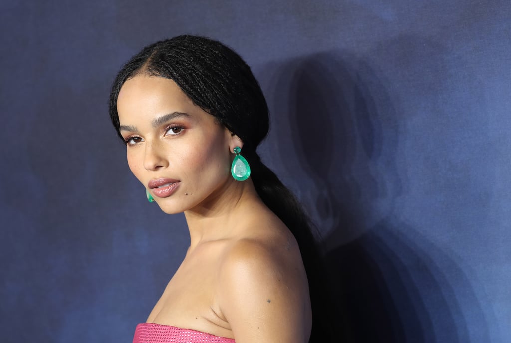 Zoë Kravitz Pink Gown at Fantastic Beasts 2 London Premiere