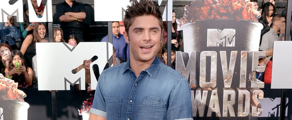 Zac Efron at the MTV Movie Awards 2014