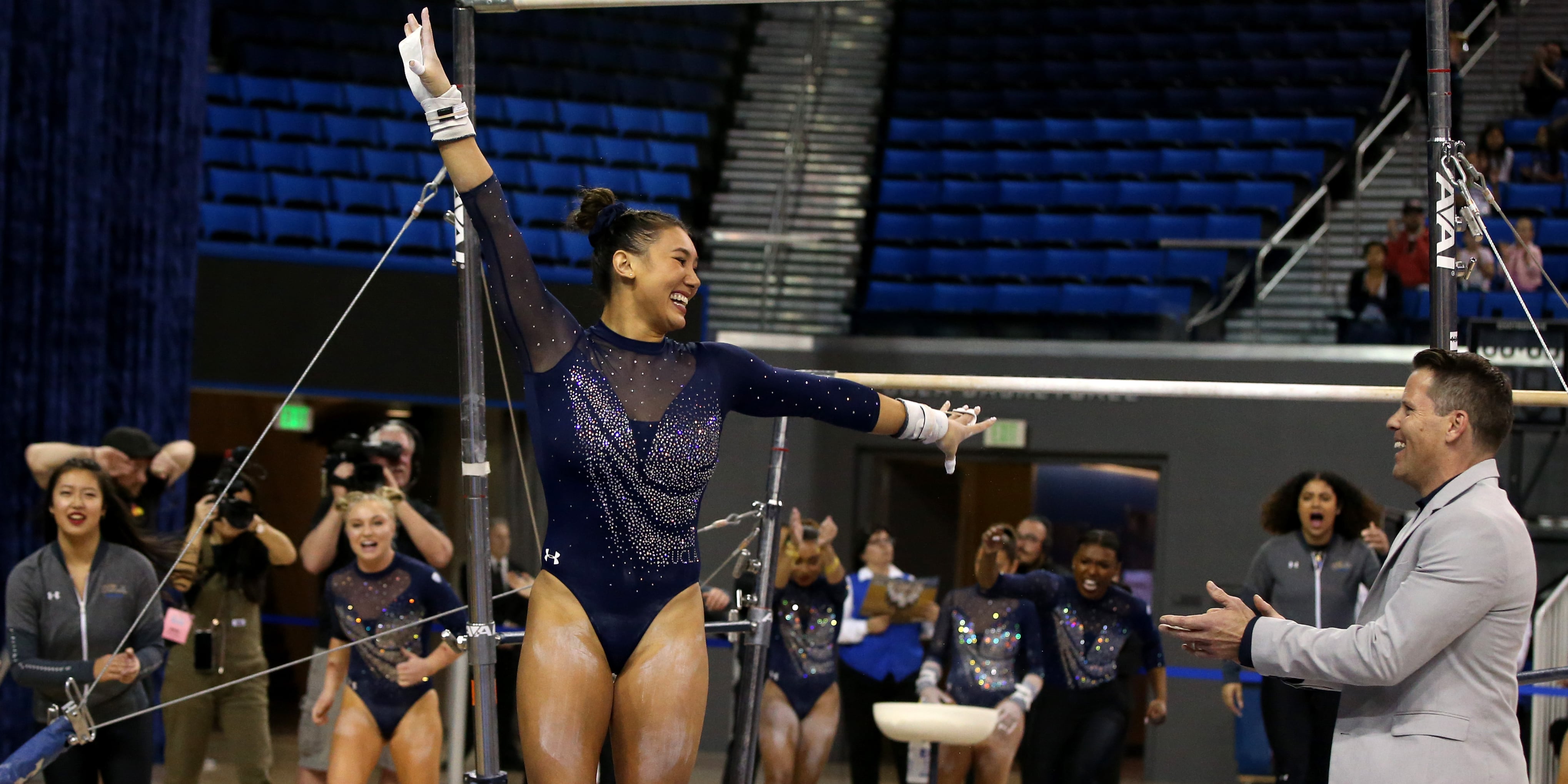 Kyla Ross Scores UCLA's First Perfect 10 of 2020 NCAA Season | POPSUGAR  Fitness