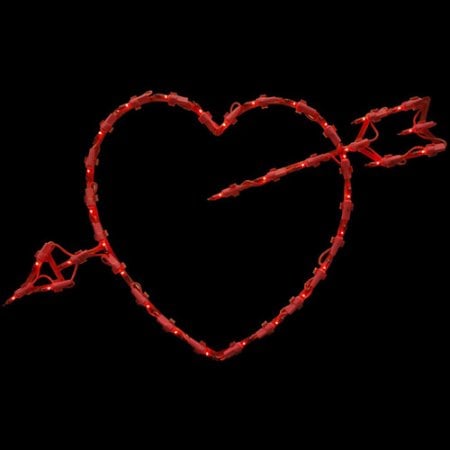 Penn Distributing Heart With Arrow Window Decoration ($17)