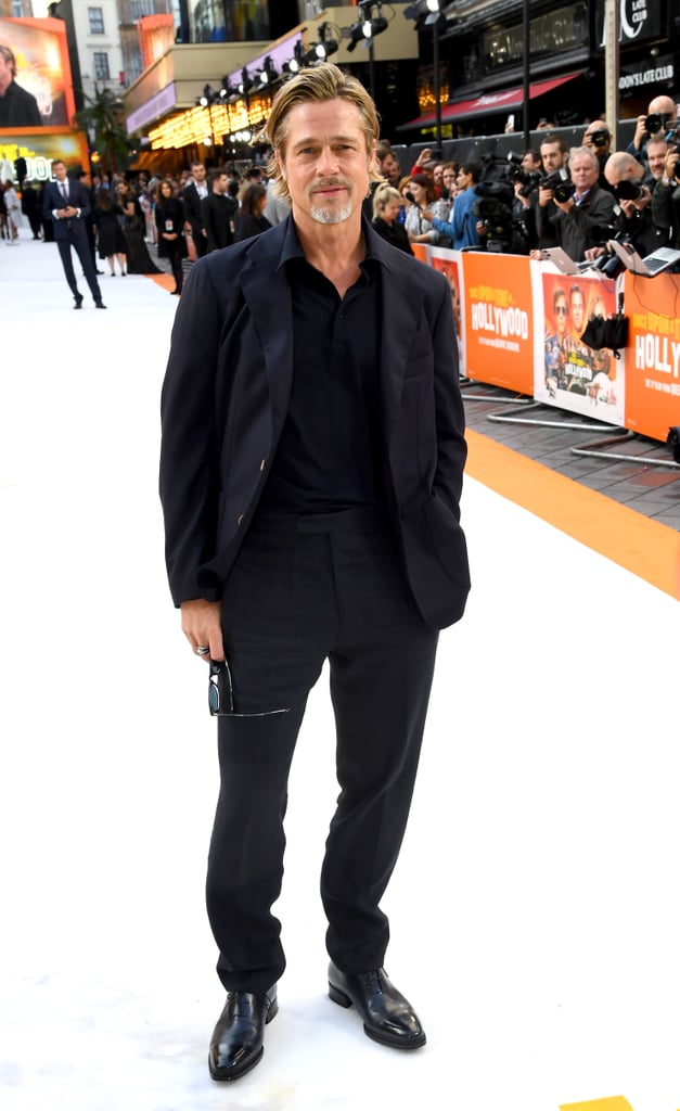 Brad Pitt at the UK premiere of Once Upon a Time in Hollywood.