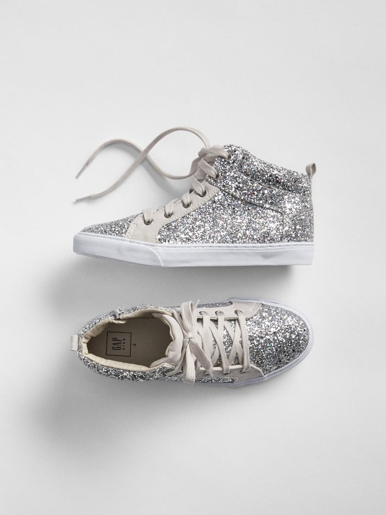 Gap Glitter Hi-Top Sneakers