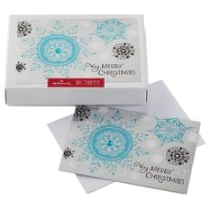 Multiple Snowflakes Boxed Christmas Cards