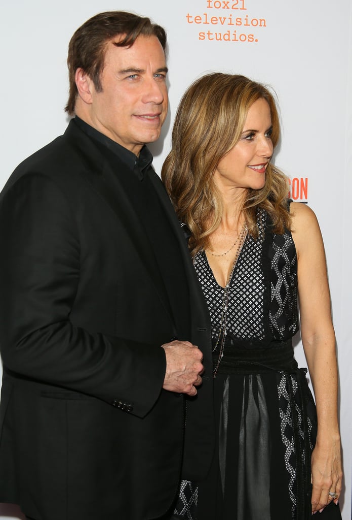 John Travolta Kelly Preston Red Carpet April 2016