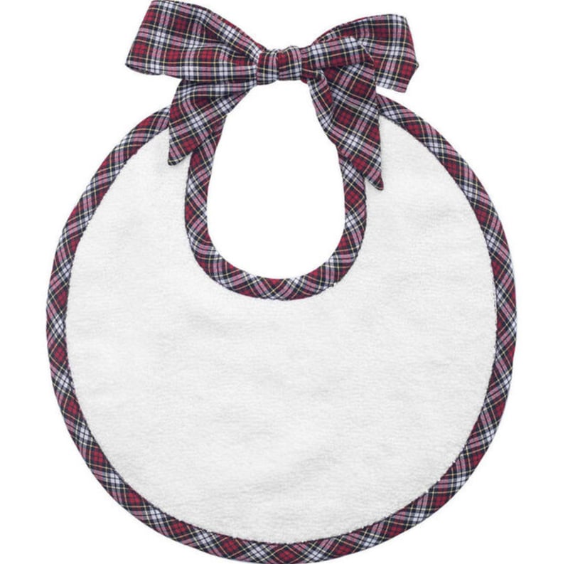 Louelle Tartan Newborn Bib