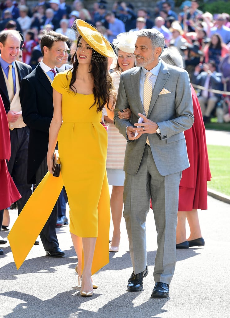 George and Amal Clooney at Royal Wedding 2018 Pictures