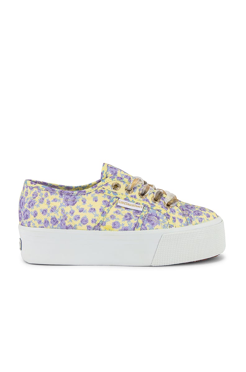 Superga x LoveShackFancy 2790 Sneaker in Purple Rain