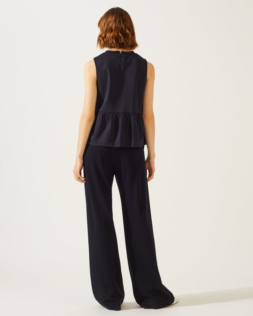 Jigsaw Sport Luxe Jersey Wide Leg Trouser