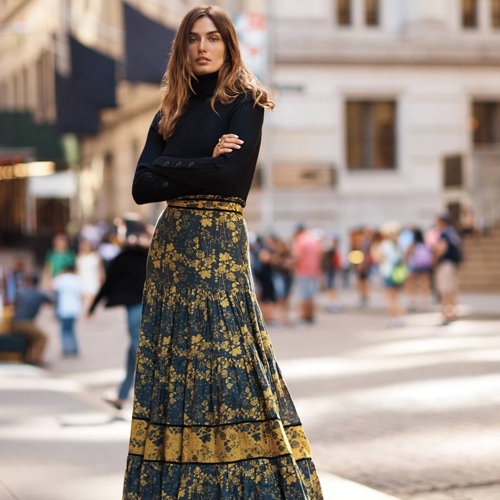 mariska faux leather midi skirt