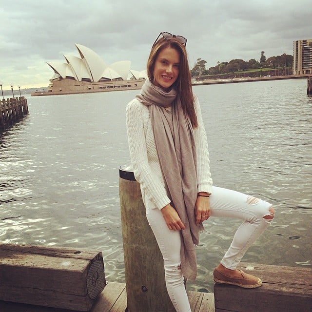 Alessandra Ambrosio had fun in Sydney.
Source: Instagram user alessandraambrosio